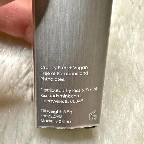 NIB Kiss & Smink Lip Aura Tinted Lip Oil Peony Full Size 3.5ml - Picture 11 of 12